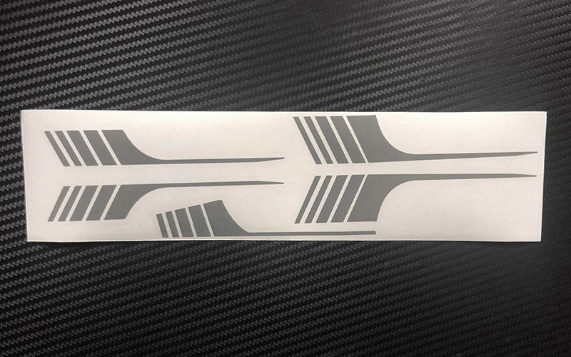 RC4WD Surf Stripes pour feuille 4Runner 1985 - Gris