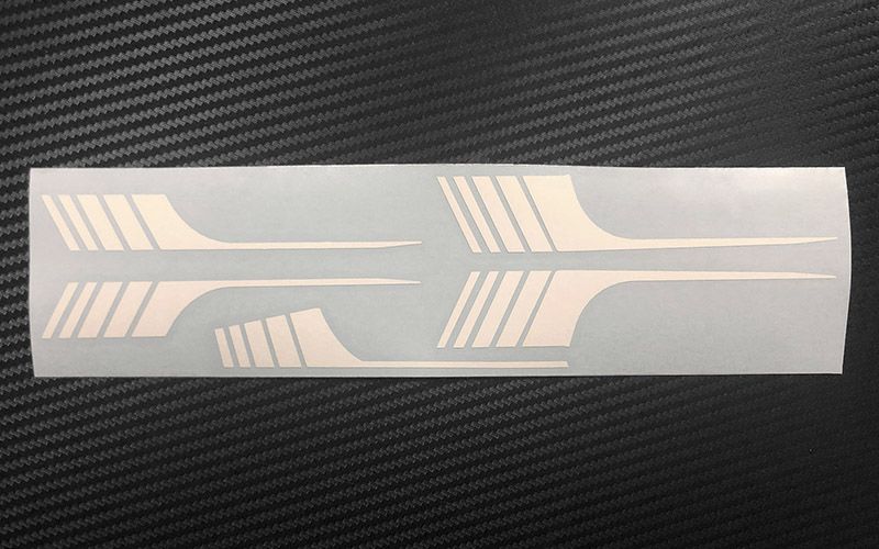 RC4WD Surf Stripes pour feuille 4Runner 1985 - Blanc