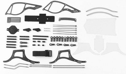 Ensemble de châssis sur chenilles de compétition RC4WD MOA