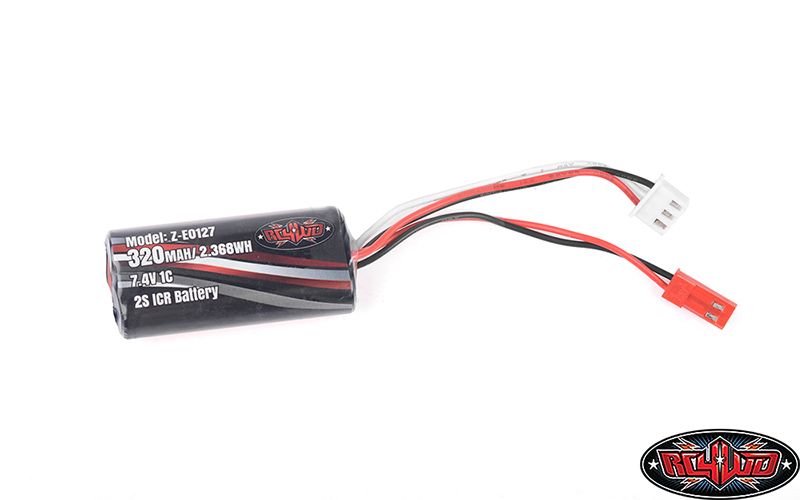 Batterie lithium-ion RC4WD 7,4 V 320 mAh avec prise d'équilibre