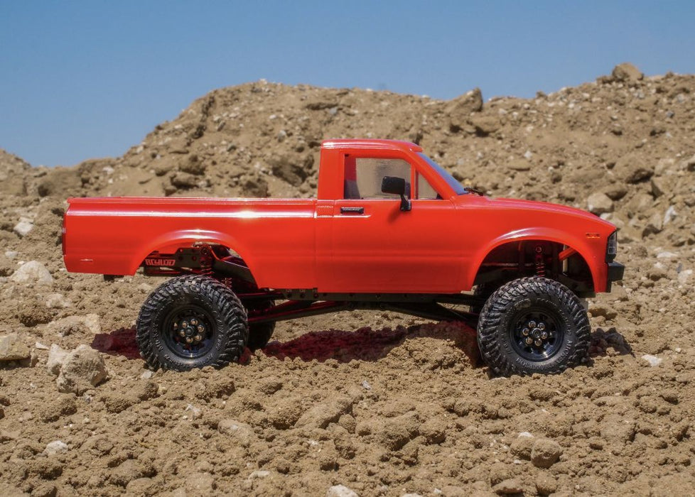 RC4WD 1/24 Trail Finder 2 RTR avec ensemble de carrosserie rigide Mojave II (rouge)