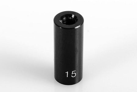 Lien en aluminium à filetage interne RC4WD 15 mm (0,59") (noir) (4)