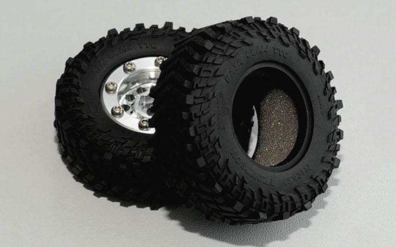 RC4WD 1,0" Mickey Thompson Baja Claw TTC Advanced X3 Micro Crawler Pneus 2,0" OD (2)