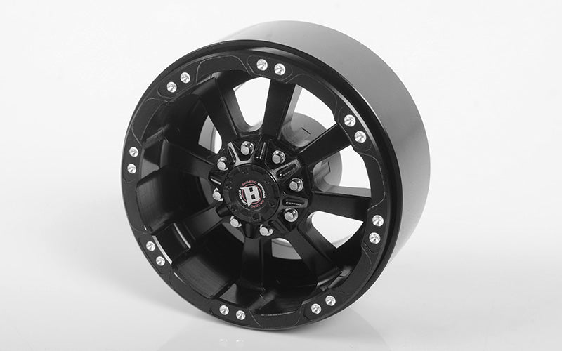 Roues balistiques tout-terrain Morax Beadlock RC4WD 1,7" (noires) (4)