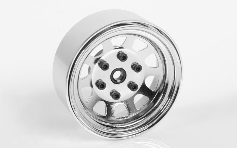 Roues de chariot Beadlock en acier estampé RC4WD 1,7" (Chrome) (4)