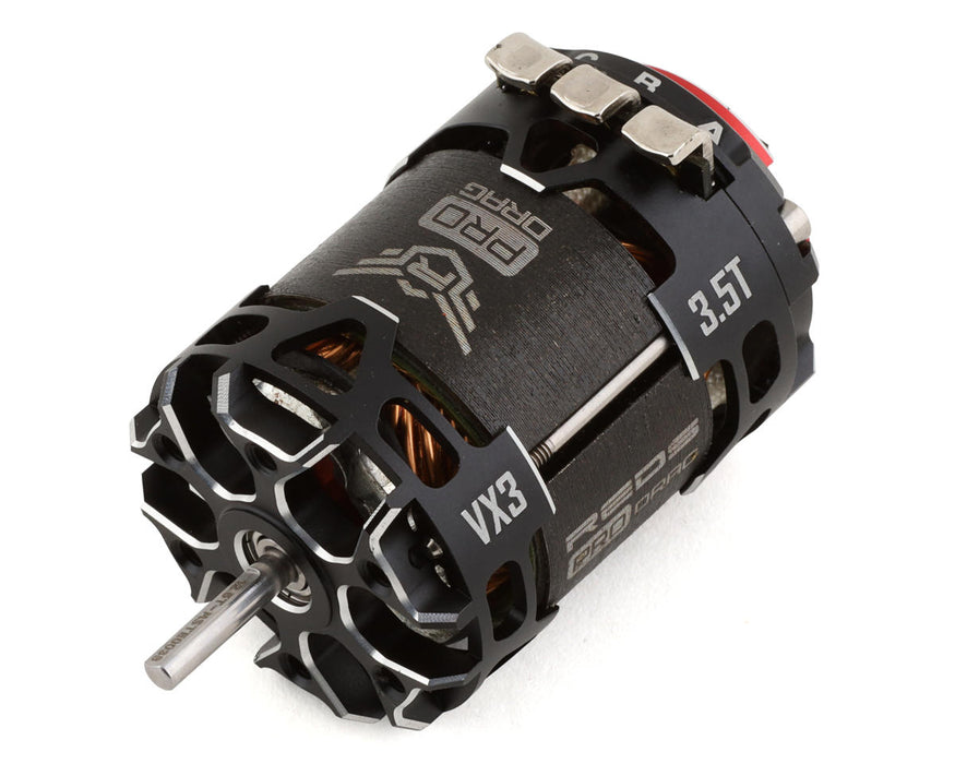 REDS VX3 Pro Drag 540 2 Pole Sensored Brushless Motor (3.5T)