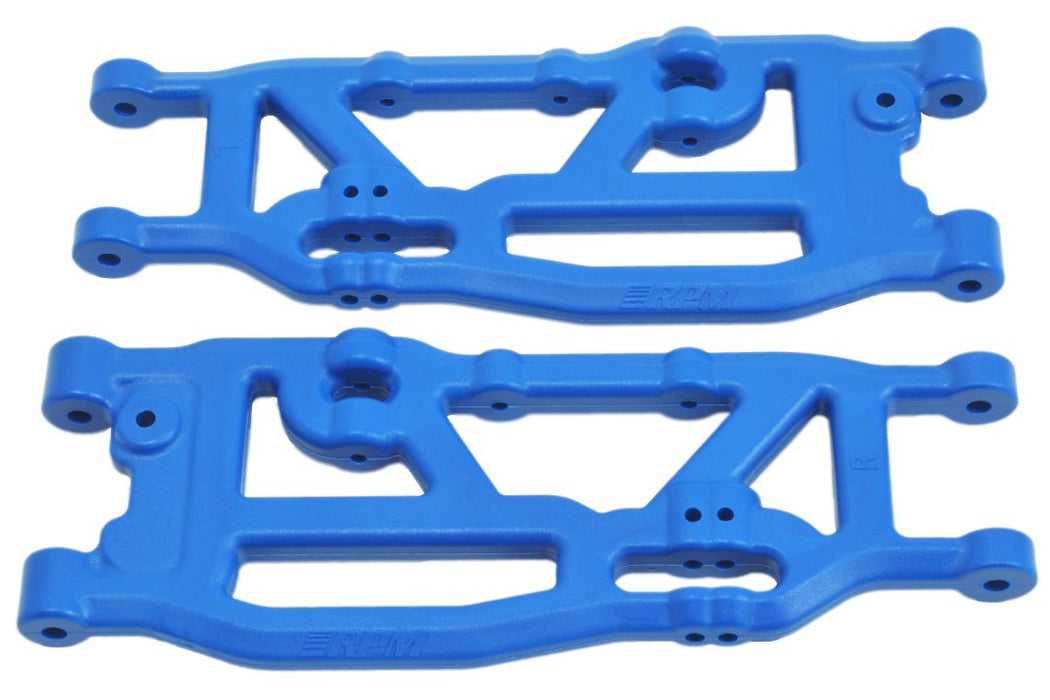 Bras triangulaires arrière pour l'ARRMA 1:8, bleu