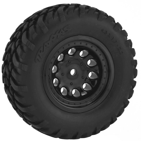 Roues Revolver, noires : Slash 2WD (arrière), Slash 4x4