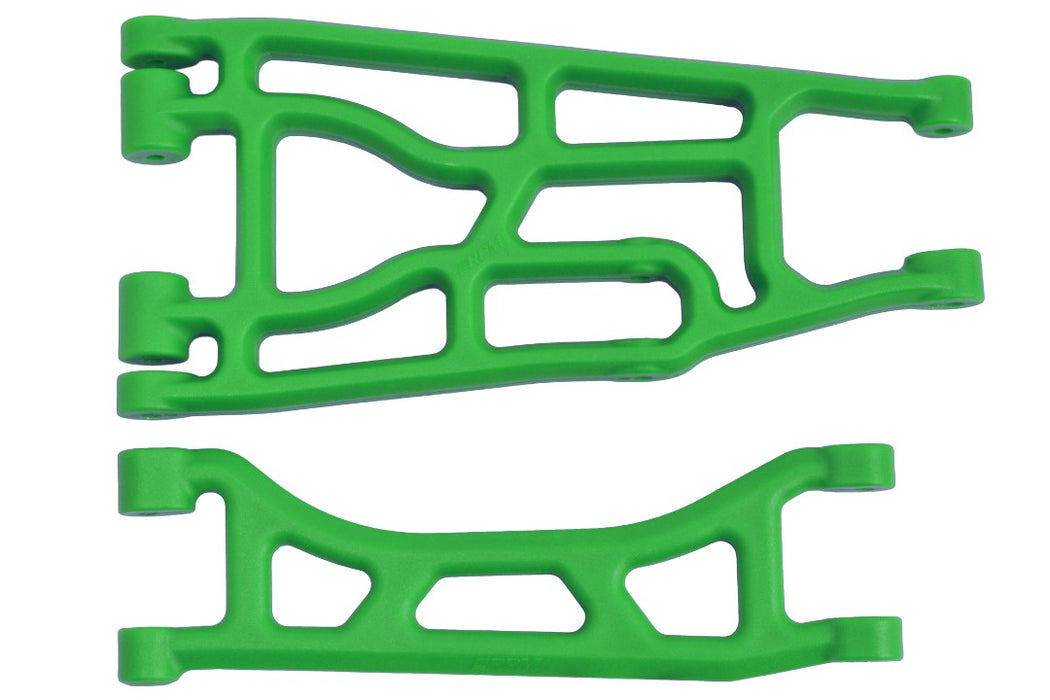 Paire de bras triangulaires supérieur et inférieur, vert : Traxxas X-Maxx