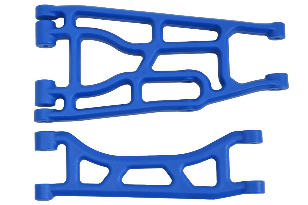 Paire de bras triangulaires supérieur et inférieur, bleu : Traxxas X-Maxx