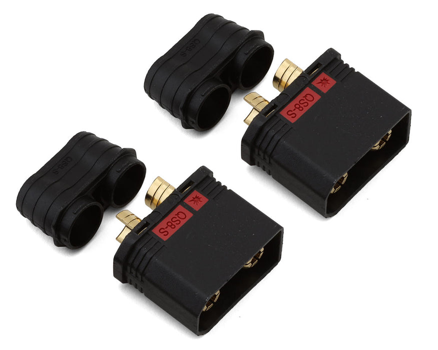 Connecteurs anti-étincelles Samix QS8 (noir) (2 mâles)