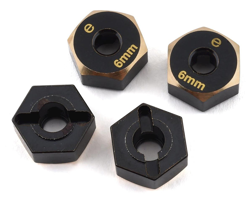 Adaptateur hexagonal en laiton Samix Element Enduro (noir) (4) (6 mm)