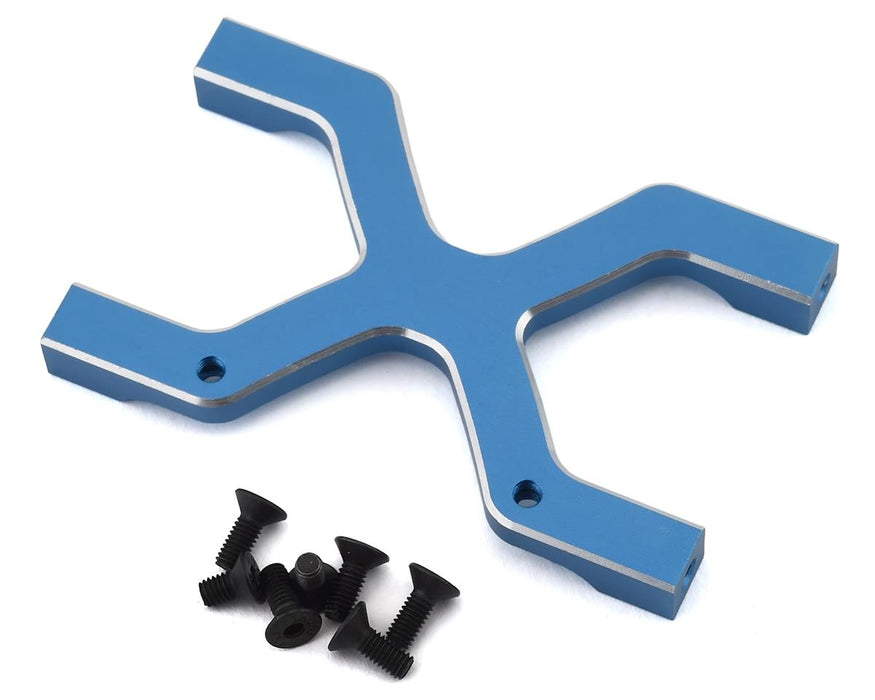 Samix Enduro/SCX10 II Rear Chassis H Brace (Blue)