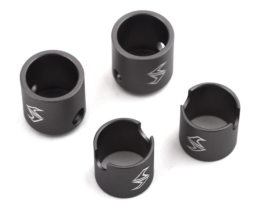 Cuvettes d'arbre de transmission en aluminium Samix Element Enduro (Gun Metal) (4)