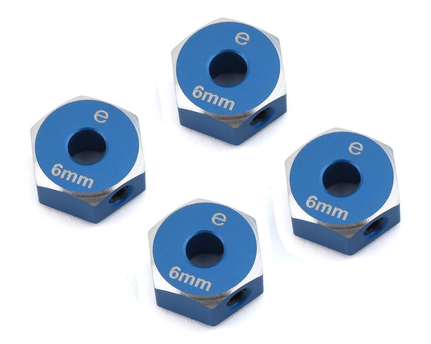 Adaptateur hexagonal en aluminium Samix Element Enduro (bleu) (4) (6 mm)