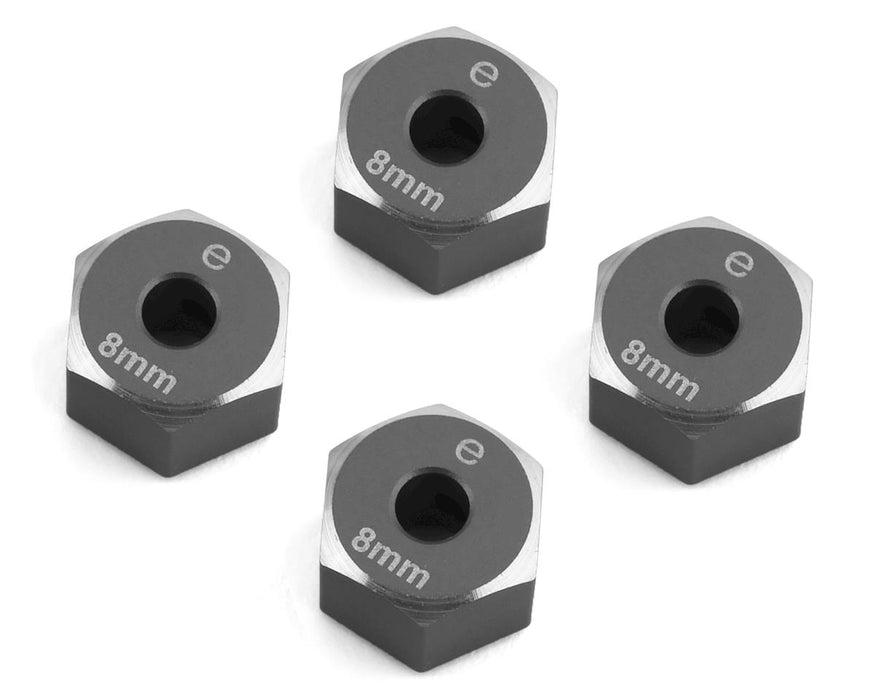 Adaptateur hexagonal en aluminium Samix Element Enduro (gris) (4) (8 mm)