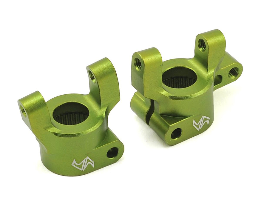 Samix SCX10 II Ensemble de supports de moyeu C en aluminium (2) (Vert)