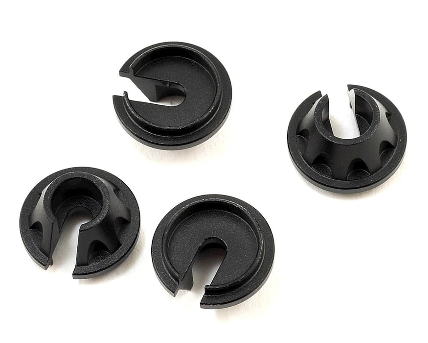 Coupelles à ressort en aluminium Samix SCX10 II (noir) (4)