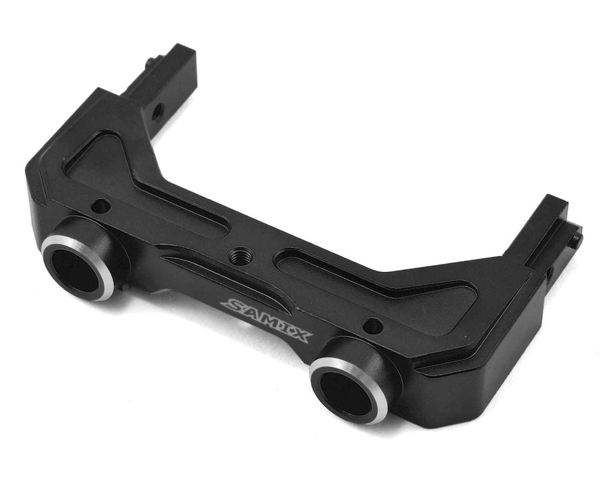 Support de pare-chocs arrière en aluminium Samix SCX10 II (noir)