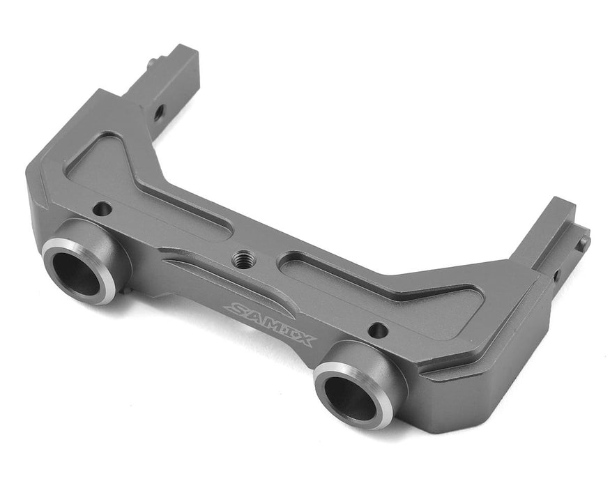 Support de pare-chocs arrière en aluminium Samix SCX10 II (gris)