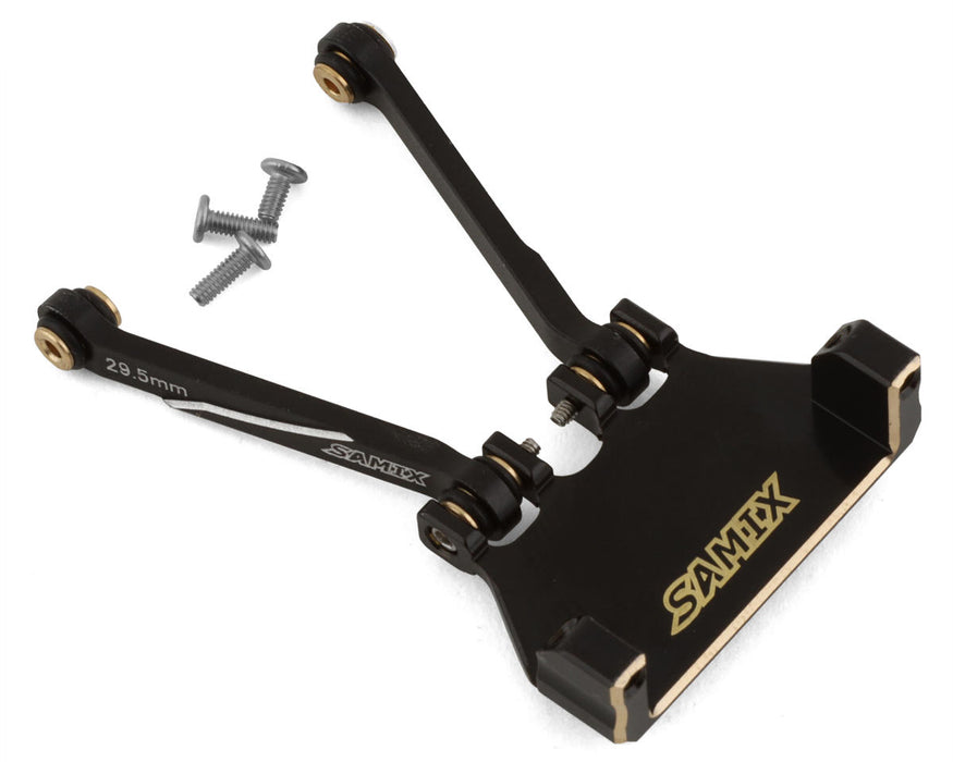 Samix SCX24 Support servo en laiton et aluminium 4 maillons avec maillons 29,5 mm (noir)