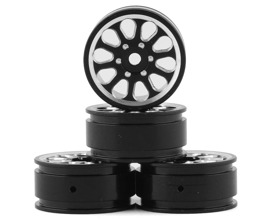 Jeu de roues Samix SCX24 en aluminium 1,0" (noir) (4)