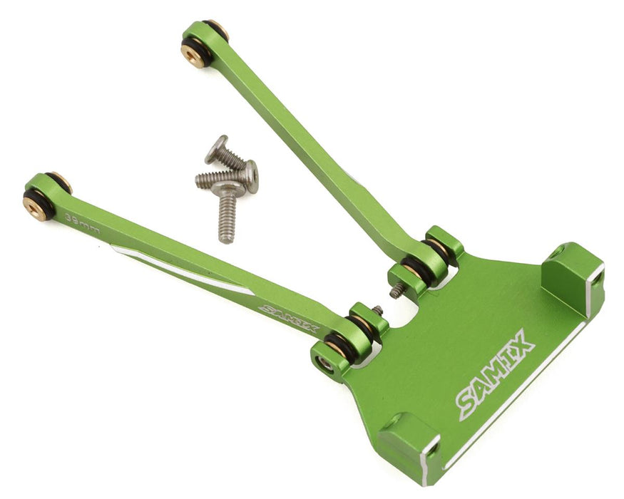 Support servo à 4 maillons en aluminium Samix SCX24 avec maillons 39 mm (vert) (EcoPower/Emax)