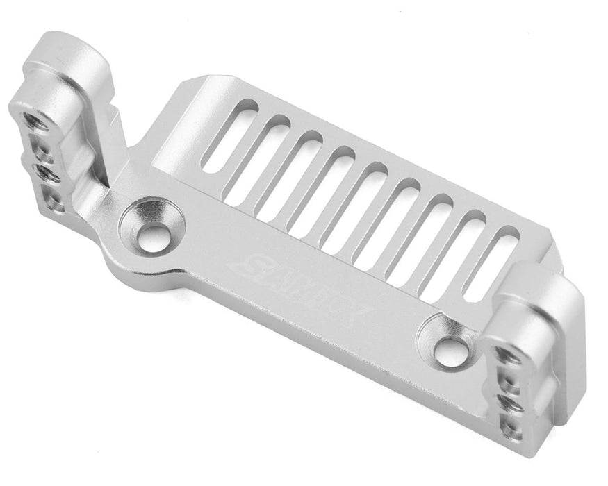 Support de servo de transmission à 2 vitesses en aluminium Samix SCX-6 (argent)