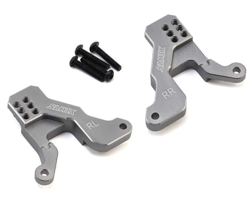 Samix Aluminum Rear Shock Plate for Traxxas TRX-4 (Grey)