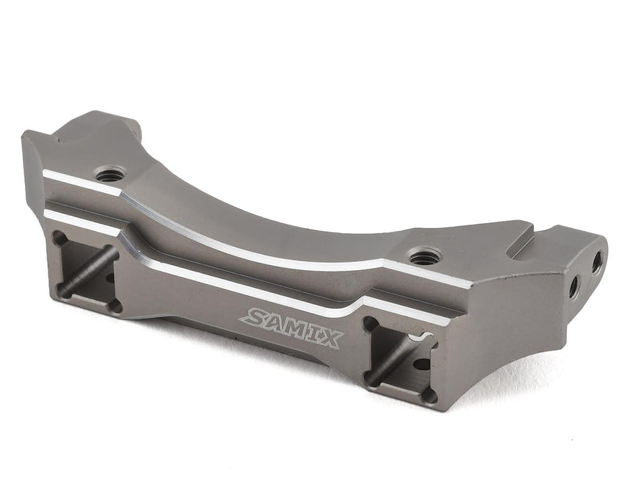 Samix Aluminum Front Bumper Mount Set for Traxxas TRX-4 (Grey)