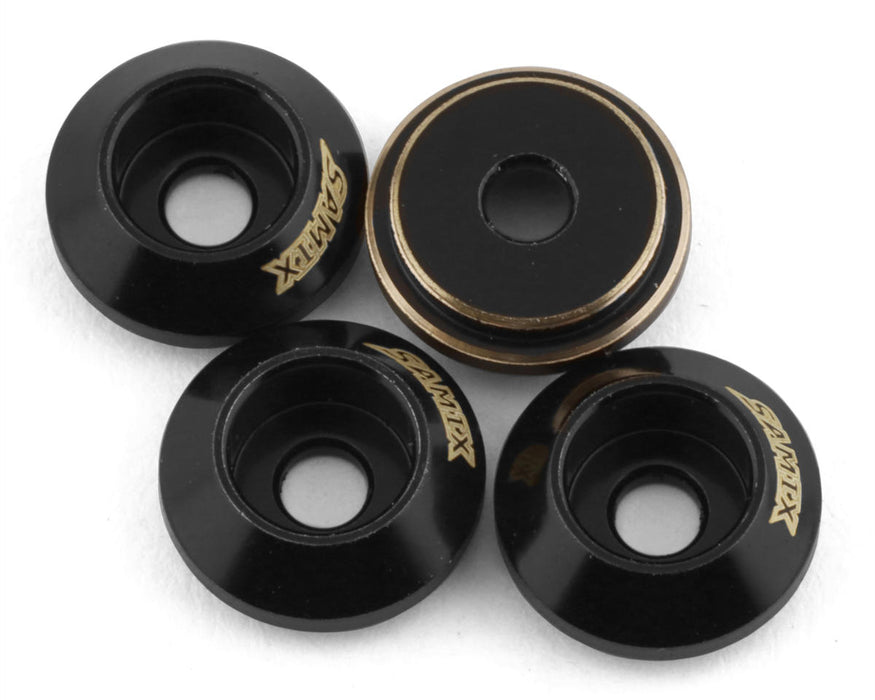 Samix Brass Shock Cups for Traxxas TRX-4M (4) (1.5g)