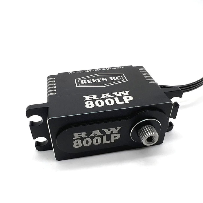 Reefs RAW800LP Programmable Submarine Waterproof Servo  - 800oz 0.09sec@8.4V- Black