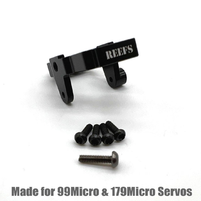 Reefs TRX-M Servo Mount -  Made to fit Reefs 99 Micro and 179 Micro Servo, 7075 Aluminum, Hardware included.