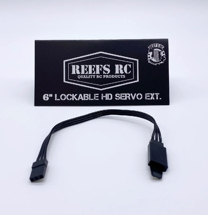 Reefs 6" Lockable HD Servo Extension - Male to Female, 22AWG