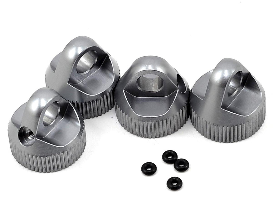 ST Racing Concepts Aluminum Upper Shock Caps (4) (Gun Metal)