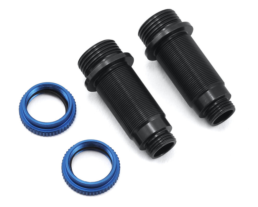 Corps d'amortisseur filetés avant en aluminium ST Racing Concepts Arrma (2) (noir/bleu)