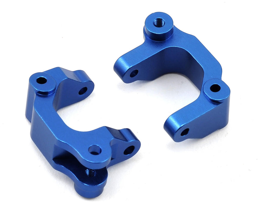 ST Racing Concepts Arrma Bloc de roulettes avant robuste en aluminium (2) (Bleu)