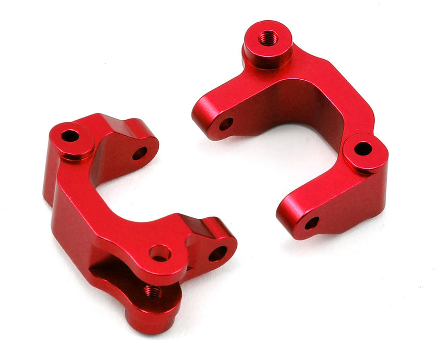 ST Racing Concepts Arrma Bloc de roulettes avant robuste en aluminium (2) (Rouge)