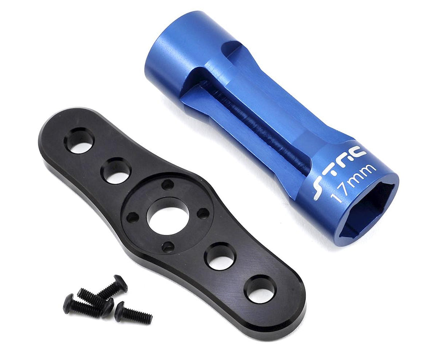 Clé de roue légère à poignée en T de 17 mm ST Racing Concepts (noir/bleu)