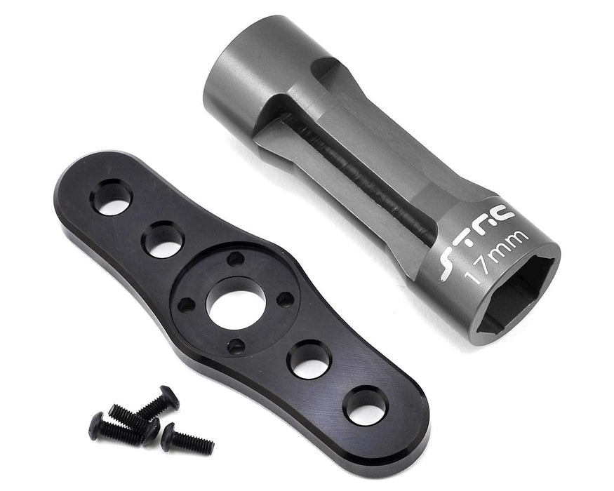 ST Racing Concepts Aluminum 17mm Hex Lightweight Long Shank Wrench (Gun Metal)