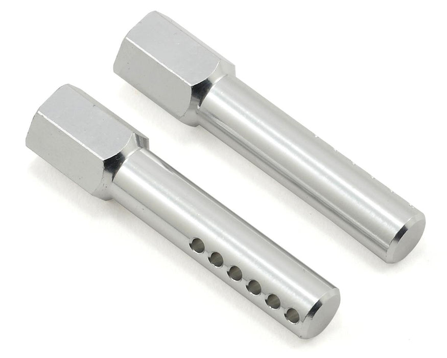 ST Racing Concepts Aluminum Front Body Posts for Traxxas Slash (Silver) (2)