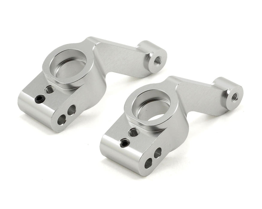 Supports de moyeu arrière en aluminium ST Racing Concepts (argent) (2) (Slash 4x4)