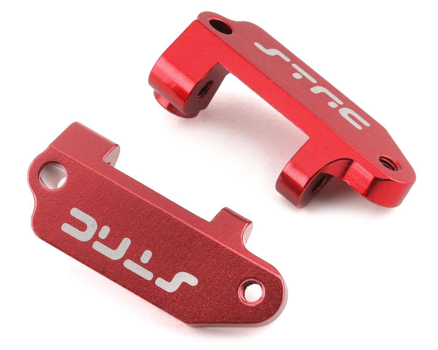 ST Racing Concepts Traxxas Drag Slash Blocs de roulettes en aluminium (2) (Rouge)