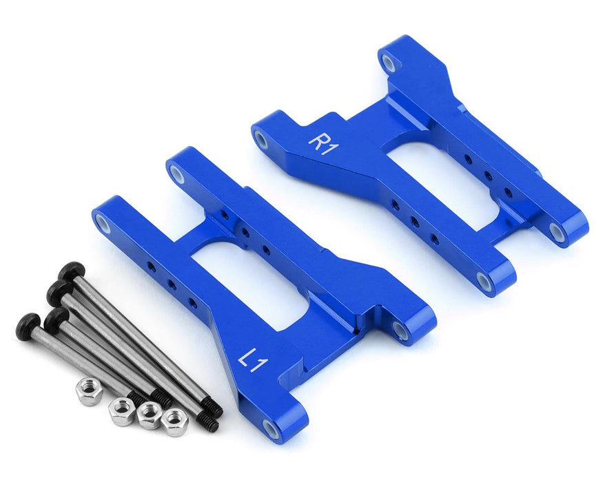 ST Racing Concepts Traxxas Drag Slash Bras arrière à pincement en aluminium (bleu)