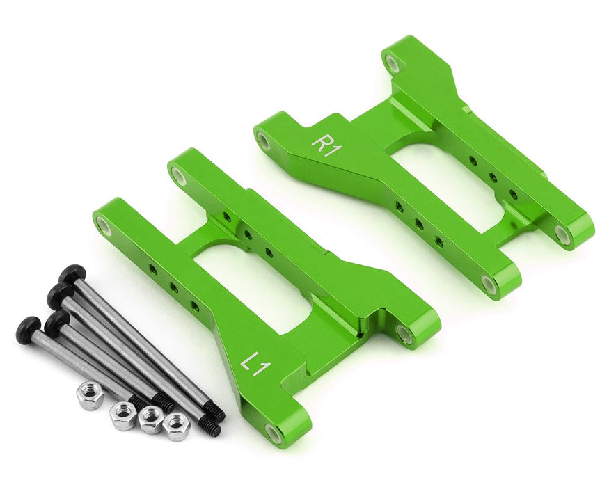 ST Racing Concepts Traxxas Drag Slash Bras arrière à pincement en aluminium (vert)