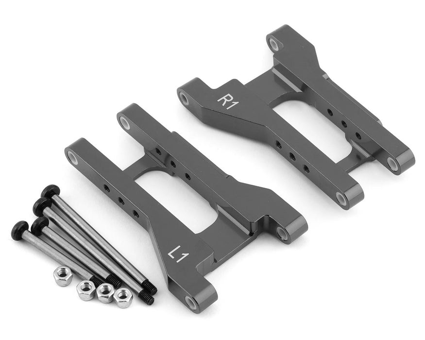 ST Racing Concepts Traxxas Drag Slash Bras arrière à pincement en aluminium (Gun Metal)