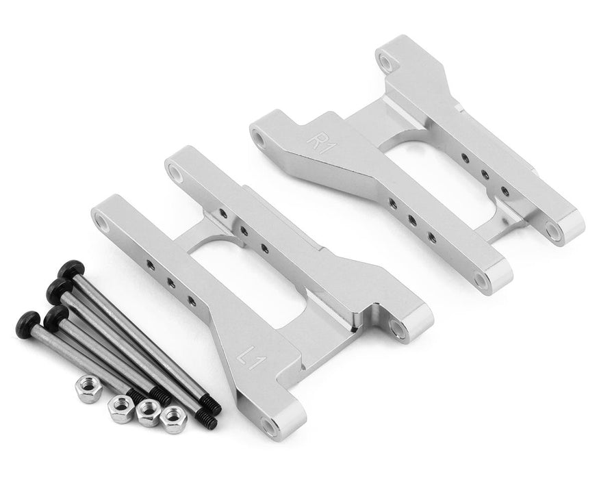 ST Racing Concepts Aluminum Toe-In Rear Arms for Traxxas Drag Slash (Silver)