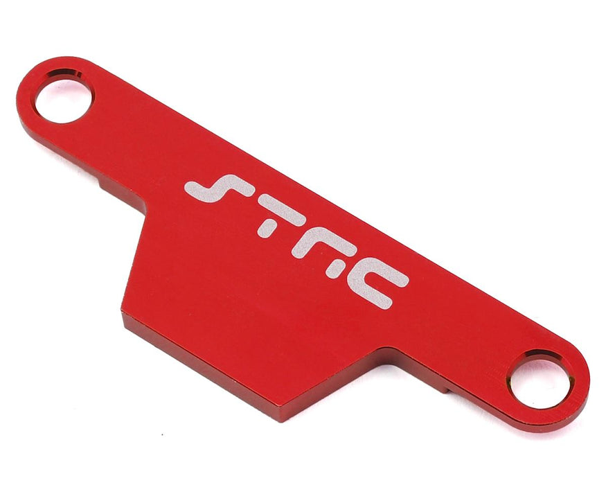 Sangle de batterie en aluminium ST Racing Concepts Stampede/Bigfoot (rouge)