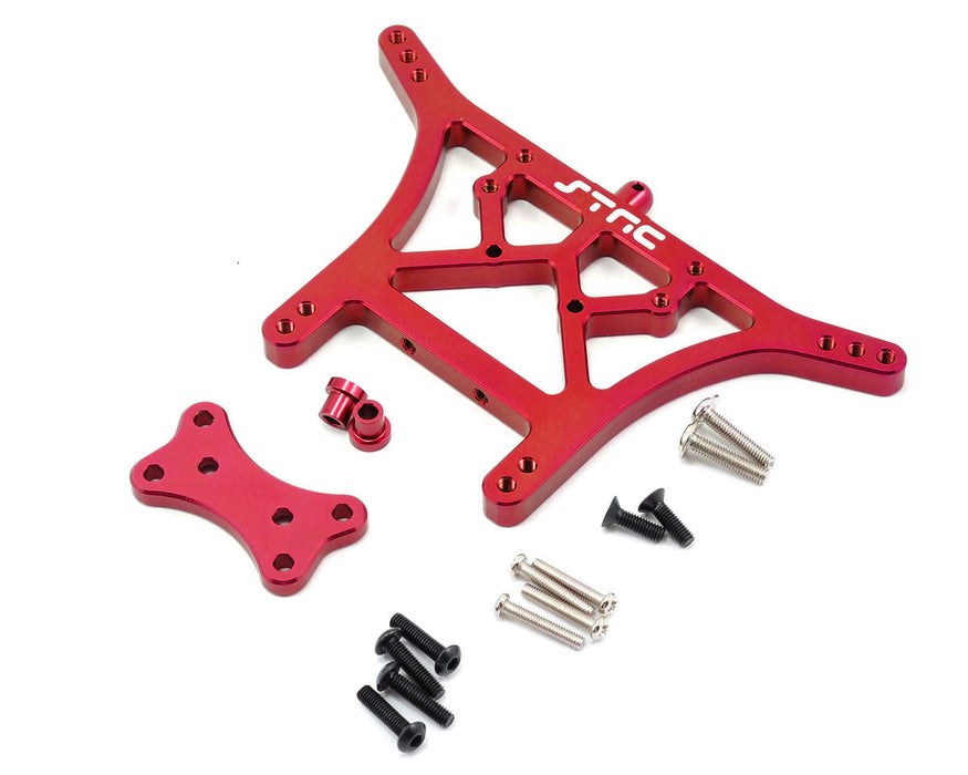 Tour d'amortisseur arrière robuste ST Racing Concepts de 6 mm (rouge)