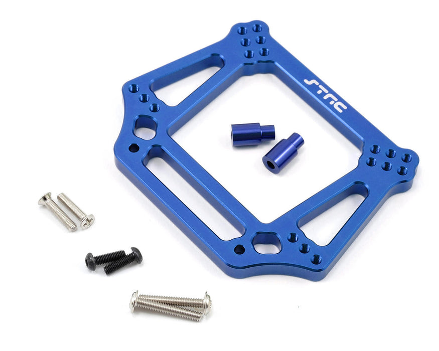 Tour d'amortisseur avant robuste de 6 mm ST Racing Concepts (bleu)